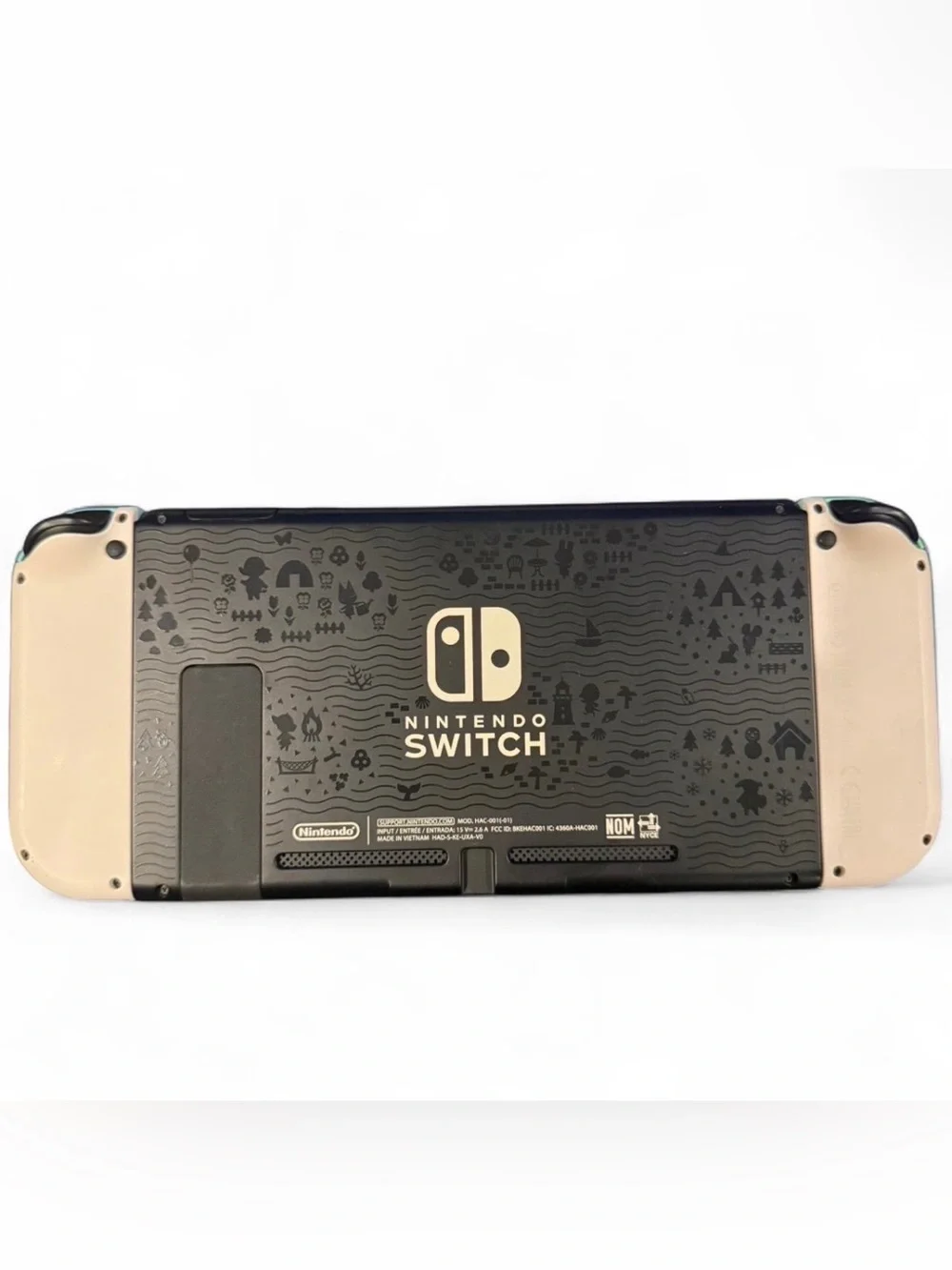 Nintendo Switch with Mint Green Left and Light Blue Right Joy‑Con